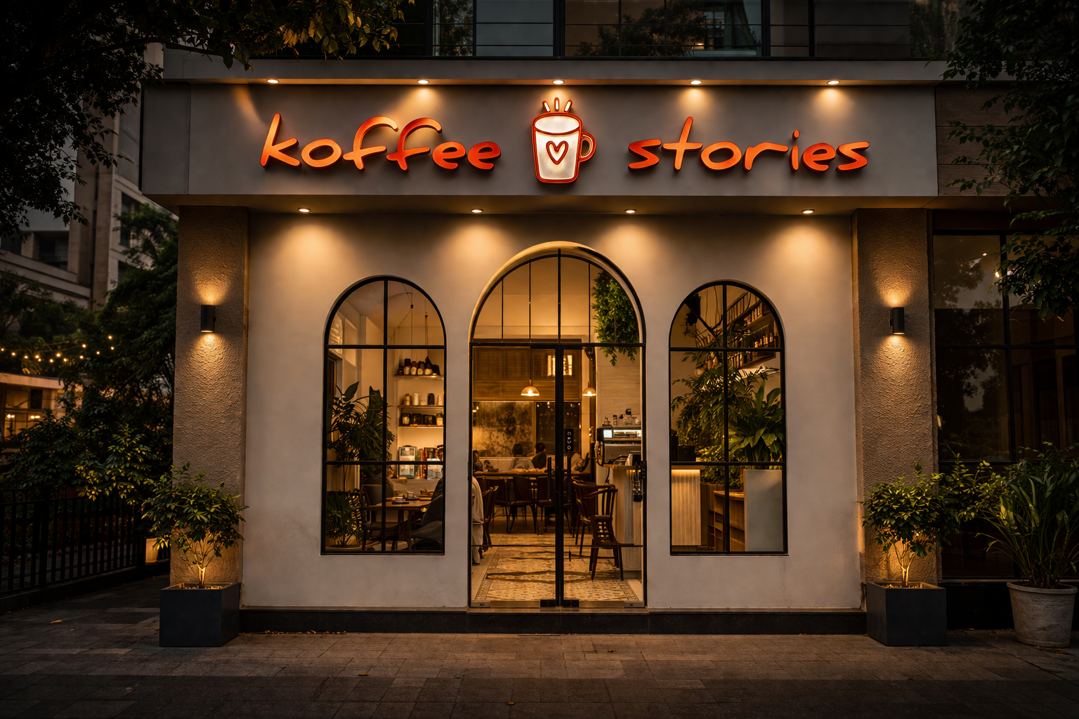 Premium Koffee Stories cafe interior